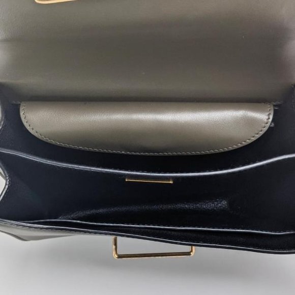 SOLD Prada Cahier Medium Militare Green Crossbody Bag - Picture 3 of 10